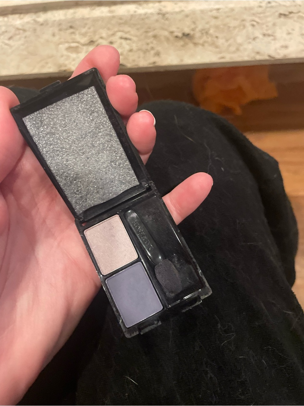 NWOT discontinued Lancome Maquiriche Eyeshadow Duo in Silver & Lavender